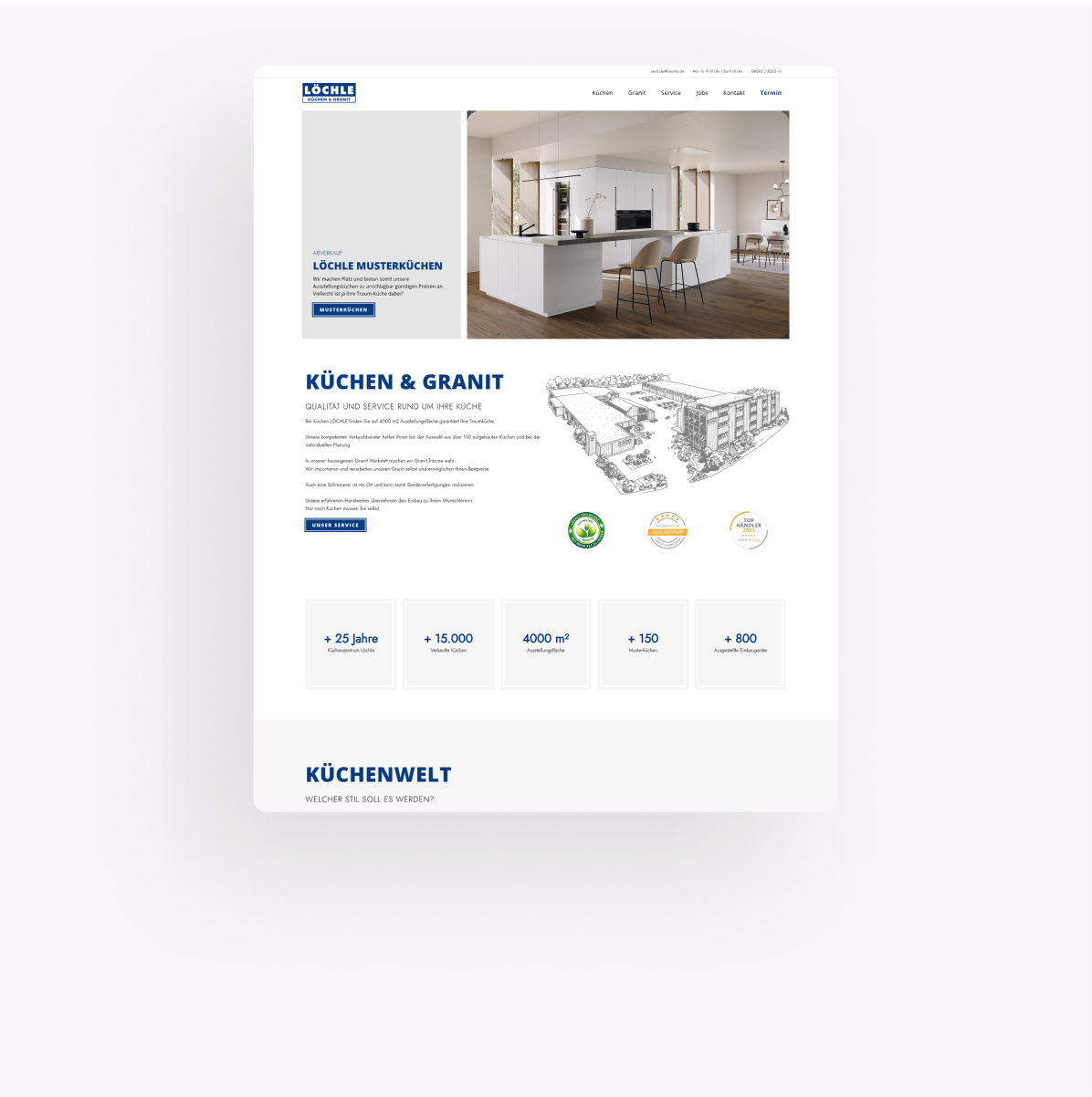 Löchle Website Referenz